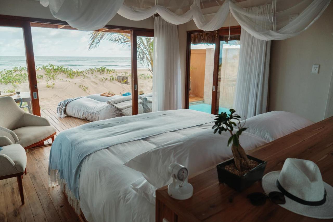 Eclectic Beach Retreat Cabo Nhamua Kültér fotó
