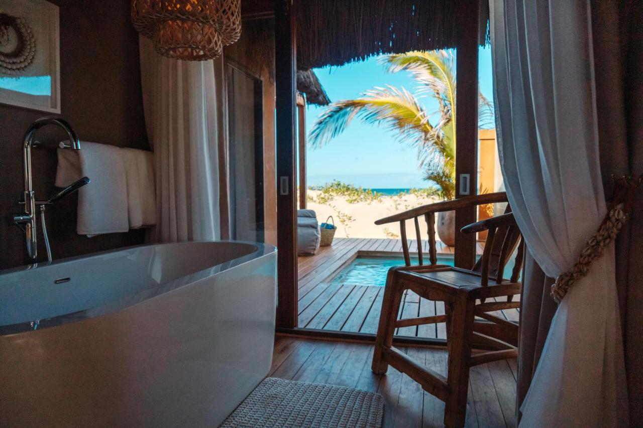 Eclectic Beach Retreat Cabo Nhamua Kültér fotó