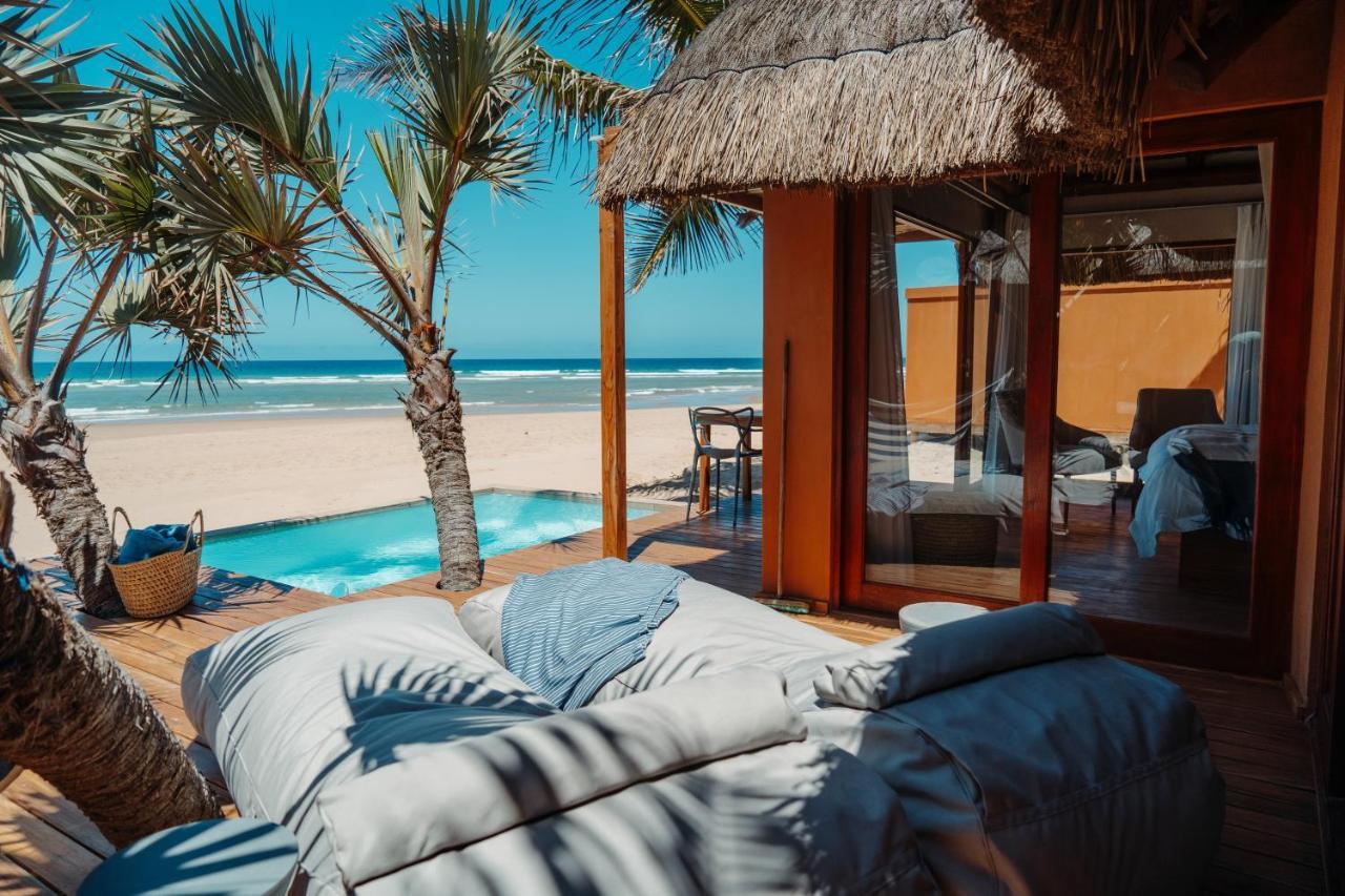 Eclectic Beach Retreat Cabo Nhamua Kültér fotó