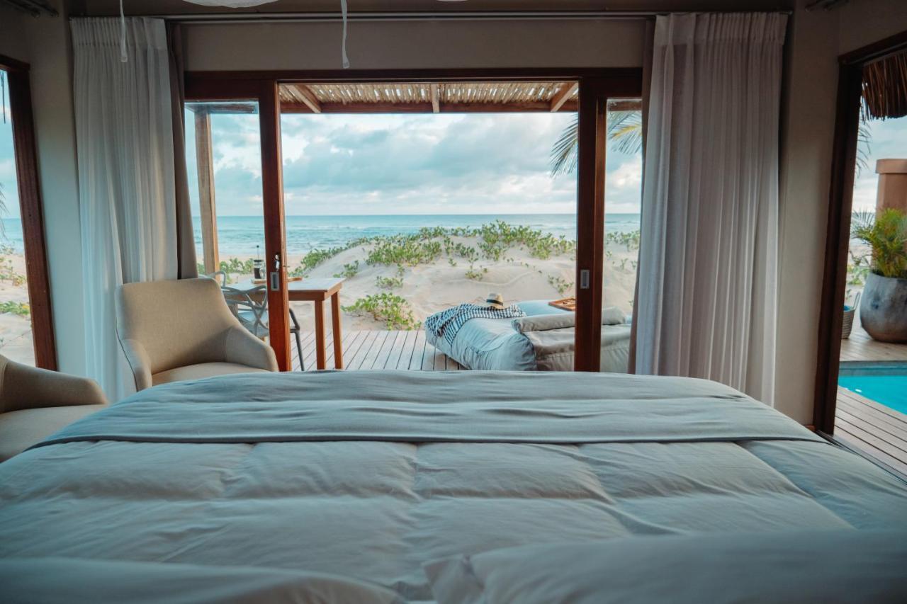 Eclectic Beach Retreat Cabo Nhamua Kültér fotó