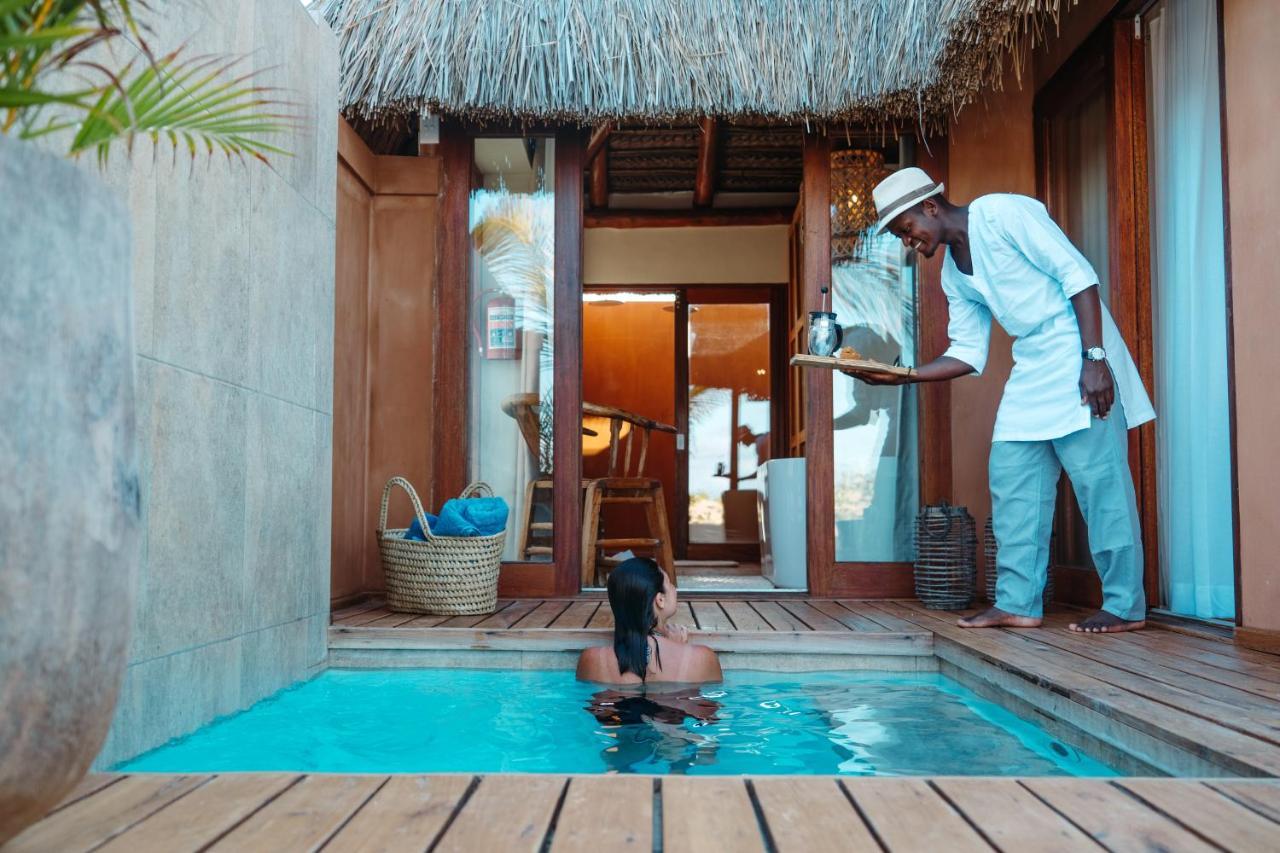 Eclectic Beach Retreat Cabo Nhamua Kültér fotó